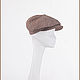 Flax.Women's cap.Caps. Eight-link.Cap with visor.Cap for Virgo. Caps1. Elena Ushakova. My Livemaster. Фото №5