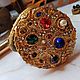  Pocket mirror with Swarovski crystals. Pocket mirrors. BronvenGift (bronven). My Livemaster. Фото №9