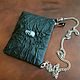 3D leather handbag 'Skull' on a chain. Clutches. newandw. My Livemaster. Фото №5