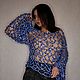 Кофта-сетка вязаная  с пайетками болеро сетка. Кофты-сетки. Favoritejersey Кардиганы Топы Джемперы. Интернет-магазин Ярмарка Мастеров.  Фото №2