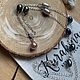 Серебряное колье с натуральным разноцветным жемчугом. Колье. Марина Куракина(natural-kamni) (natural-kamni). Ярмарка Мастеров.  Фото №4