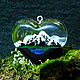 Mountain lake-pendant made of wood and jewelry (epoxy) resin. Pendant. Treas. Online shopping on My Livemaster.  Фото №2