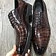 Shoes made of genuine crocodile leather to order, handmade. Sneakers. SHOES&BAGS. Online shopping on My Livemaster.  Фото №2