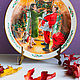 Винтажная фарфоровая декоративная новогодняя тарелка Royal Doulton, Тарелки, Нижний Новгород,  Фото №1