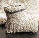 Chuni sheep wool, white # №2. Slippers. Rogopuh. Online shopping on My Livemaster.  Фото №2