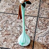 Винтаж handmade. Livemaster - original item Vase Onion 45 cm Agate glass vintage. Handmade.