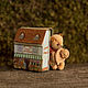 Teddy bear 5.5 cm 'I in the house!'. Teddy Bears. Happy family teddy. My Livemaster. Фото №5