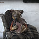 Дремлющий мышонок в кресле-качалке. Чердачная кукла. Мир кукол Лоры Пинтсон. Ярмарка Мастеров.  Фото №6