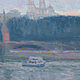  кремль пейзаж Москва река "Москворецкая набережная". Картины. Gregoryart. Ярмарка Мастеров.  Фото №4