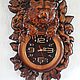 Wall clock carved Bear, Watch, Chelyabinsk,  Фото №1