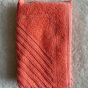 Для дома и интерьера handmade. Livemaster - original item Coral terry mat 50h70 for feet. Handmade.
