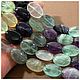 Fluorite beads 19h14. 15 mm, oval. for PCs. Beads1. furnitura2015. My Livemaster. Фото №4