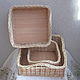 Conjunto de cajas cuadradas de mimbre de vides. Storage Box. Elena Shitova - basket weaving. Ярмарка Мастеров.  Фото №4