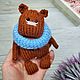 Вязаная игрушка мишка для детей, Мягкие игрушки, Калуга,  Фото №1