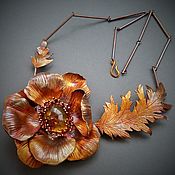 Украшения handmade. Livemaster - original item Necklace: Flower. Handmade.