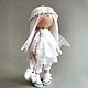 Angel with Bunny. Textile doll handmade. Dolls. Lovely dolls (lovelydoll). Online shopping on My Livemaster.  Фото №2