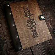 Канцелярские товары handmade. Livemaster - original item notebooks: Wooden notebook A5. Handmade.