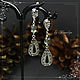 Earrings with labradorite 'Lace'. Earrings. Author studio Kamelya - Polina. My Livemaster. Фото №4