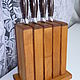 A set of kitchen knives from h12mf with a stand, Utensils, Vyazniki,  Фото №1