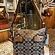 Винтаж: Сумка через плечо Coach New York Unisex из фирменного холста и кожи. Сумки винтажные. Chic bags. Ярмарка Мастеров.  Фото №6