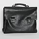 Leather briefcase, Men\'s bag, Samara,  Фото №1
