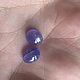 Танзаниты натуральные. Пара. 5,6 ct. Бусины. Rainbowgems. Ярмарка Мастеров.  Фото №6