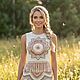 Вязаный крючком костюм: топ + юбка в стиле romantic boho couture. Костюмы. Handmade With Love Co. Ярмарка Мастеров.  Фото №15