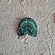 Малахитовая хризоколла. Пара 2. Кабошоны. Gems for Art (Indianstones). Интернет-магазин Ярмарка Мастеров.  Фото №2