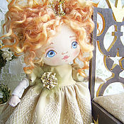 Тильда:  Леди Лотта коллекционная текстильная интерьерная кукла
