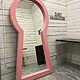 Зеркало TESLA в форме замочной скважины. Зеркала. BULL WULL FURNITURE. Ярмарка Мастеров.  Фото №6