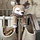 Fawn pajama top, knitted deer, plush toy. Amigurumi dolls and toys. ГЕРБАРИКА. Online shopping on My Livemaster.  Фото №2