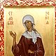 Order DIMENSIONAL ICON OF XENIA the Blessed. Saint Xenia. Icon_svyatyobraz Anna. Livemaster. . Icons Фото №3