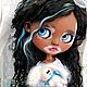 Кукла Блайз Витилиго по мотивам Винни Харлоу. Кукла Кастом. Kateika Dolls. Ярмарка Мастеров.  Фото №5