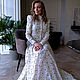 Historical dress 'Poetry' milk cambric. Dresses. Moda No Time. My Livemaster. Фото №4