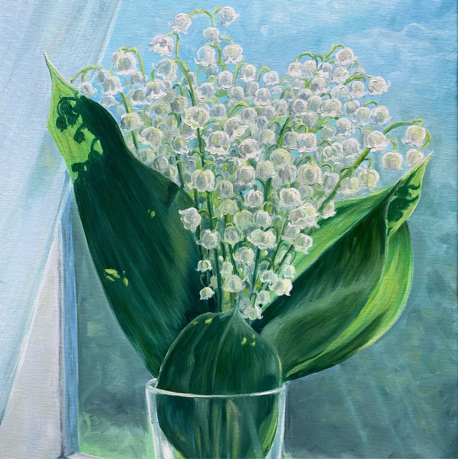 Картина «Ландыши» в интернет-магазине Ярмарка Мастеров по цене 10000 ...