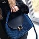 Bag knitted genuine leather. Crossbody bag. Alisha_Love. Online shopping on My Livemaster.  Фото №2