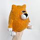 Вязанный кот Апельсин. Мягкие игрушки. ConfeiToys. Интернет-магазин Ярмарка Мастеров.  Фото №2