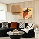 Плетёная люстра абажур. Плетеный светильник. макраме. Люстры. kabira_decors_home/дизайнерский свет. Ярмарка Мастеров.  Фото №5