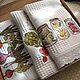 Полотенца из вафли с вышивкой, Полотенца, Нижний Новгород,  Фото №1