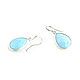 Gift earrings 'Sky' earrings blue, earrings buy drops. Earrings. Irina Moro. Online shopping on My Livemaster.  Фото №2