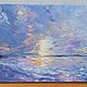 The author's oil painting 'Duet of the sea and sky', Pictures, Moscow,  Фото №1
