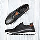 Order Men's sneakers made of genuine leather, hand-painted!. SHOES&BAGS. Livemaster. . Sneakers Фото №3