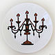 The set of plates on the wall piece 6 'Candlestick - a symbol of light'. Plates. Art by Tanya Shest. My Livemaster. Фото №4