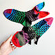 Order Dragon Socks Biting Colorful Bright Socks. Yuliya Chernova. Livemaster. . Socks Фото №3