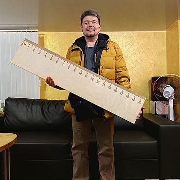 Дизайн и реклама ручной работы. Ярмарка Мастеров - ручная работа Фото: Линейка для фотосессий 100 см. Handmade.