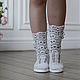 Half-boots ' Valentine'. Ankle boot. KnittedBoots. My Livemaster. Фото №4