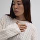 Джемпер Lace. Джемперы. Atelie Cashmere (Ольга Хабуева). Ярмарка Мастеров.  Фото №4