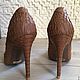 Туфли из натурального питона Ketty Chocco. Туфли. Exclusive Shoes (Sokolick). Ярмарка Мастеров.  Фото №5
