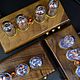 The clock on the indicators IN-14 'American walnut'. Tube clock. Tube-time (tube-time). My Livemaster. Фото №5