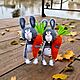Мастер-класс по вязанию зайца. Описания вязания кролика спицами, Амигуруми куклы и игрушки, Нижний Тагил,  Фото №1